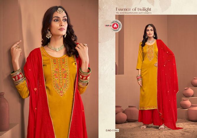 Noopur Edition 3 By Triple Aaa Jam Silk Cotton Dress Material Wholesale Price In Surat
